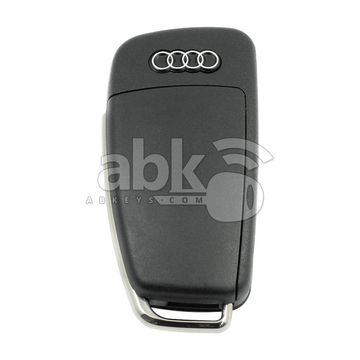 Genuine Audi Q7 A6 S6 2006+ Flip Remote 3Buttons 4F0 837 220 R 4F0837220R 868MHz HU66 - ABK-1250 -