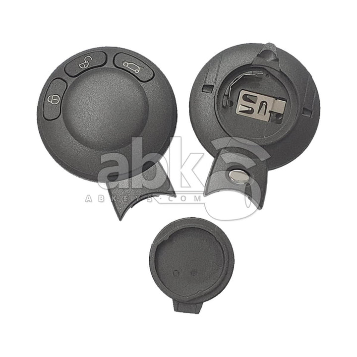 Mini Cooper 2005+ Smart Key Cover With Battery Cover 3Buttons - ABK-1262 - ABKEYS.COM