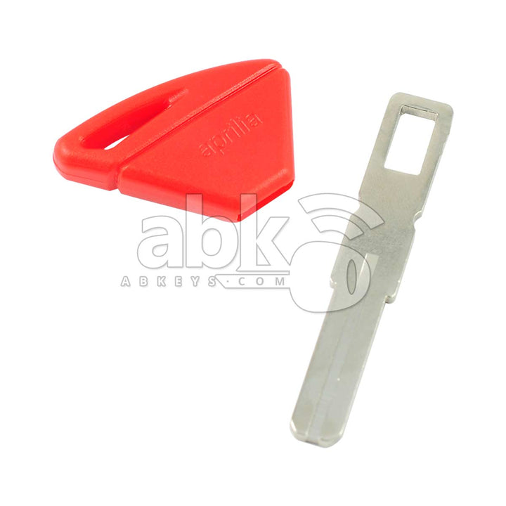 Aprilia Motorcycle Chip Less Key ZD30 Red - ABK-1300 - ABKEYS.COM