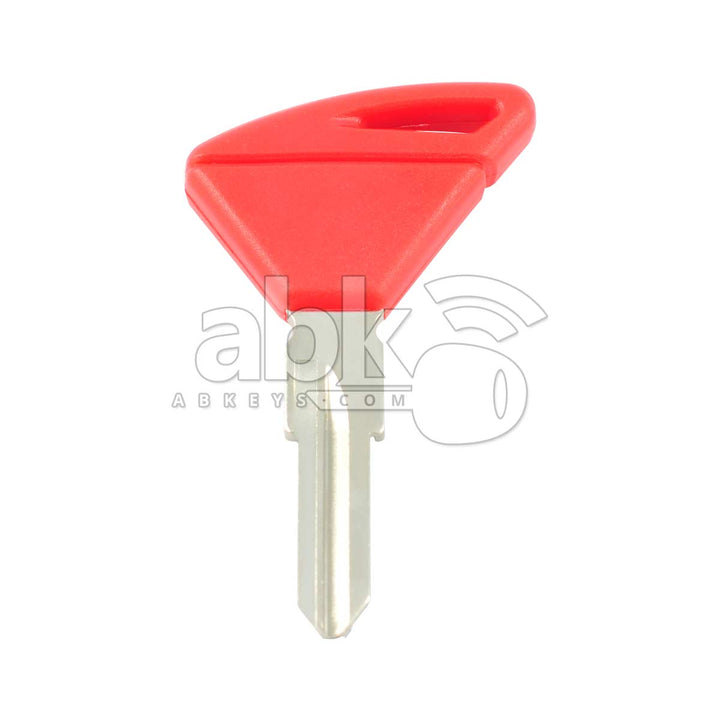 Aprilia Motorcycle Chip Less Key ZD14R Red - ABK-1302 - ABKEYS.COM