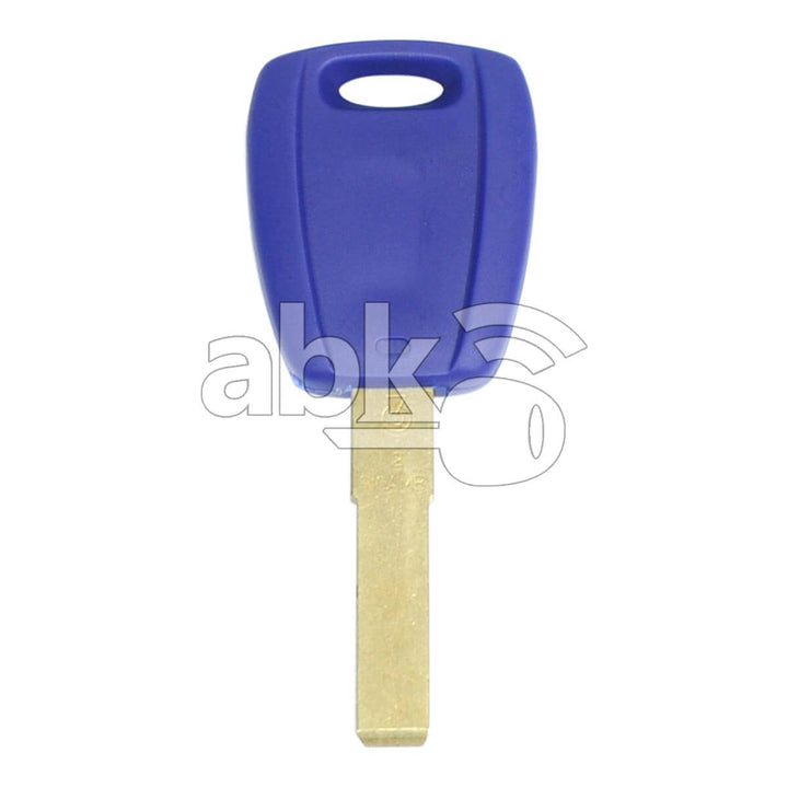Fiat Transponder Key 71776117 71749671 PCF7936 SIP22 Blue - ABK-1303 - ABKEYS.COM