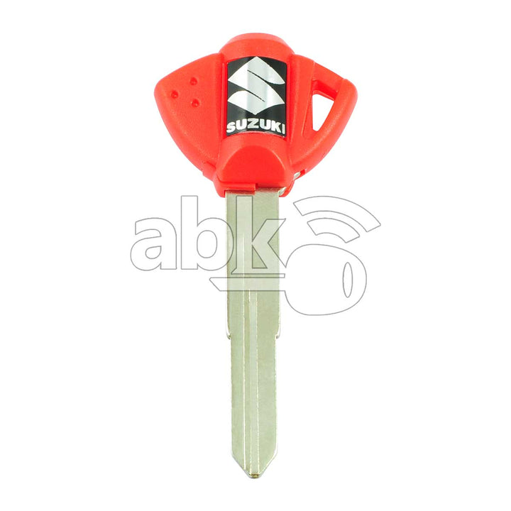 Suzuki Motorcycle Chip Less Key SZ17R Red - ABK-1324 - ABKEYS.COM
