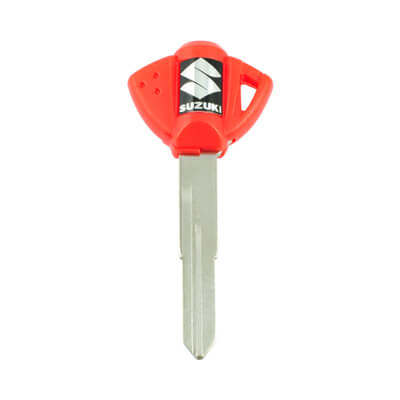 Clé Sans Puce Pour Motocyclette Suzuki SZ17R Rouge