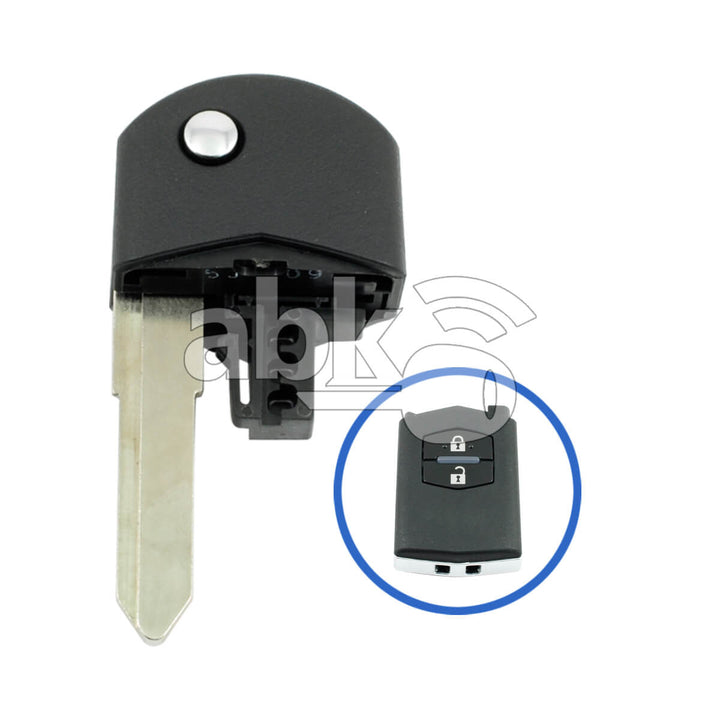 Mazda 2005+ Flip Remote Key Blade MAZ13 - ABK-1335 - ABKEYS.COM