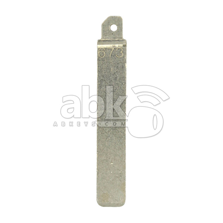 Kia Cerato Forte 2018+ Flip Remote Key Blade 81996-M6100 HU134 - ABK-1352 - ABKEYS.COM
