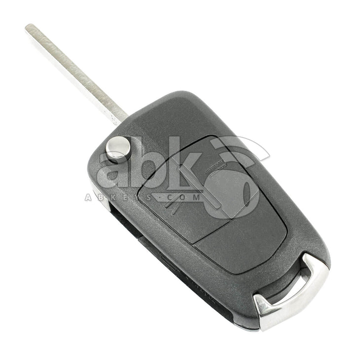 Genuine Opel Corsa D 2007+ Flip Remote 2Buttons 13188284 93189840 433MHz G1-AM433TX HU100 - ABK-1366