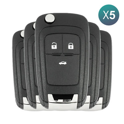 Opel Insignia, Astra J, Cascada 2009+ Télécommande Pliable, 3Boutons 13500234 433MHz, HU100 5 pièces Lot