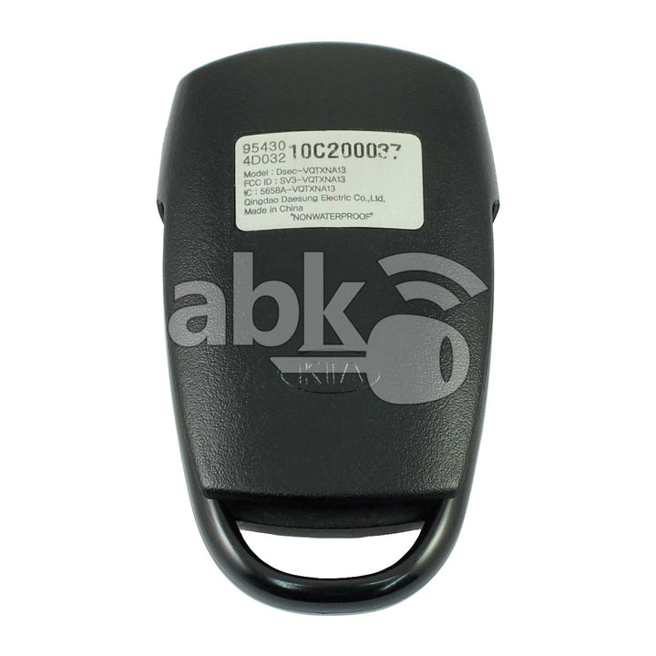 Genuine Kia Sedona 2009+ Remote Control 3Buttons 95430-4D032 315MHz SV3-VQTXNA13 - ABK-1433 -