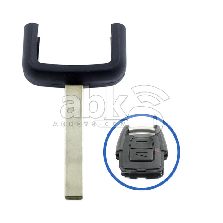 Opel 1998+ Key Head Remote Key Blade YM27 - ABK-1466 - ABKEYS.COM