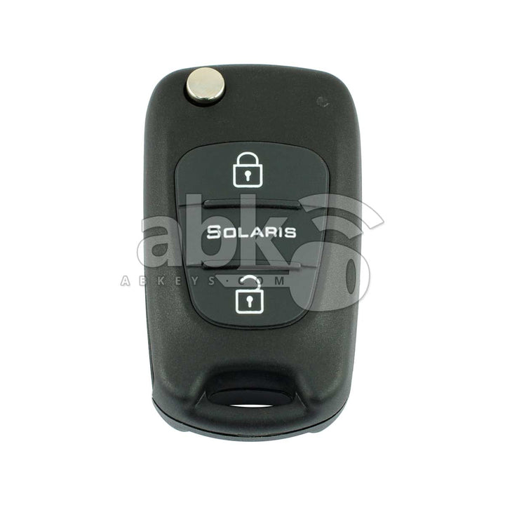 Hyundai Solaris 2006+ Flip Remote Cover 3Buttons TOY40 - ABK-1507 - ABKEYS.COM