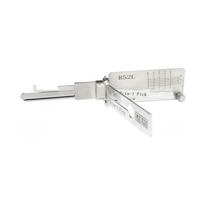 Genuine Lishi Classic Apertura y Decodificador 2 en 1 Para Cerraduras Domésticas R52L Herramienta Lishi CLASSIC-LISHI2-1R52L
