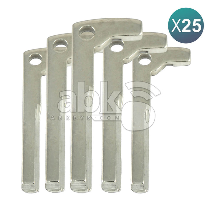 Mercedes Benz BGA BE 2007+ Smart Key Blade 25Pcs Bundle HU64 - ABK-1755-OFF25 - ABKEYS.COM