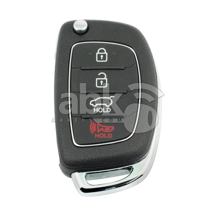 Hyundai Santa Fe 2015+ Flip Remote 4Buttons 95430-2W110 433MHz TQ8-RKE-4F31 HYN17R - ABK-1806 -