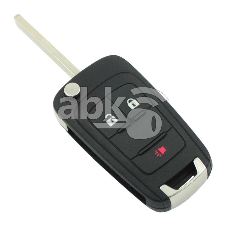 Genuine Gmc Terrain 2010+ Flip Remote 3Buttons 20873623 20835402 315MHz OHT01060512 HU100 - ABK-1875