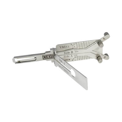 Genuine Lishi Отмычка и Декодер Классический 3-в-1 Для VA6 Инструмент Lishi С 4Lifter CLASSIC-LISHI3-1VA6-4LIFTER
