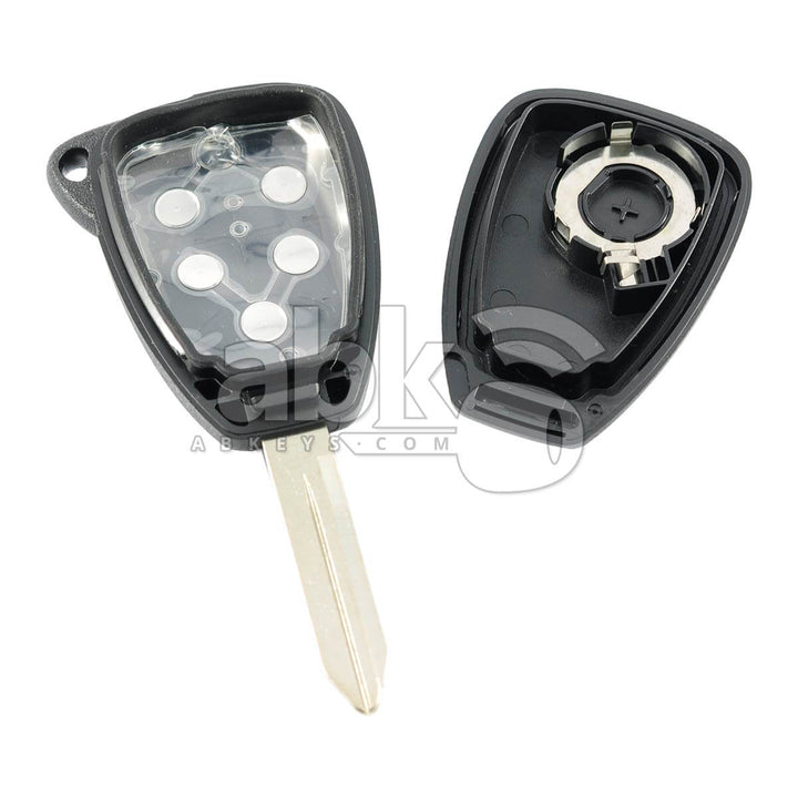 Jeep Chrysler Dodge 2005+ Key Head Remote Cover 4Buttons CY22 - ABK-1970 - ABKEYS.COM