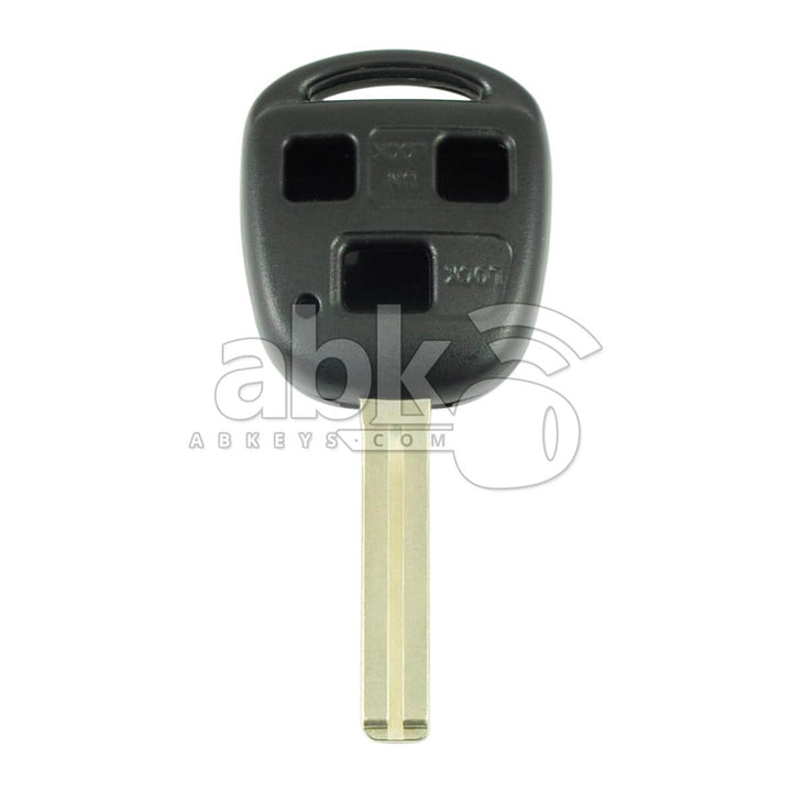 Lexus 1998+ Key Head Remote Cover 3Buttons TOY48 - ABK-205 - ABKEYS.COM
