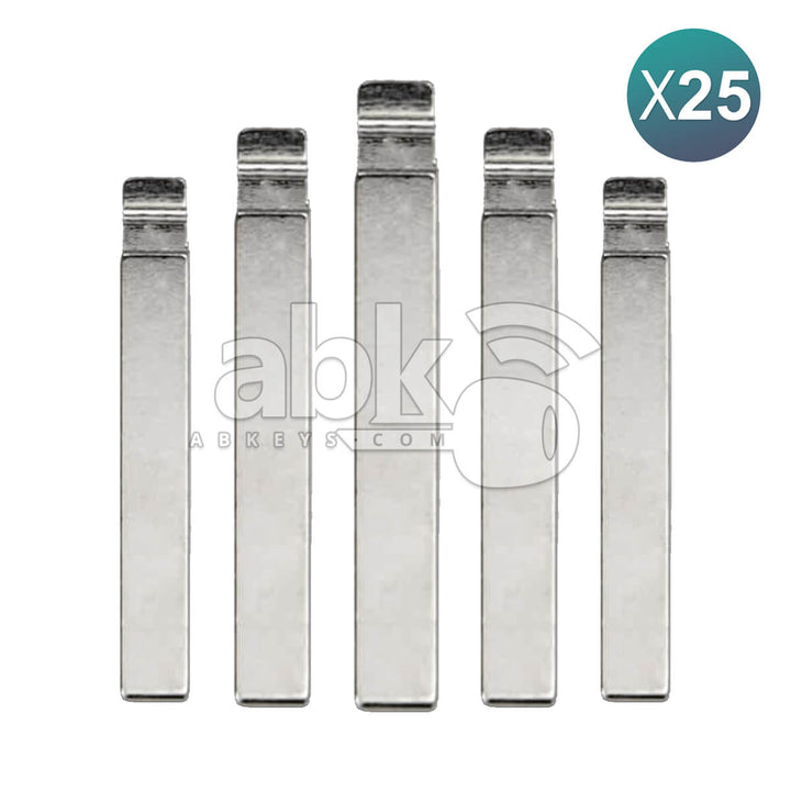 KeyDiy Xhorse Remote Key Blade For Chevrolet Opel HU100 25Pcs Bundle - ABK-21-OFF25 - ABKEYS.COM