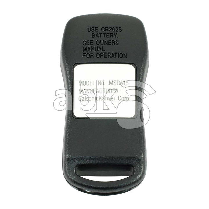 Genuine Nissan X-Trail 2003+ Remote Control 3Buttons 28268-9H20A 433MHz MSRA16 - ABK-2151 -