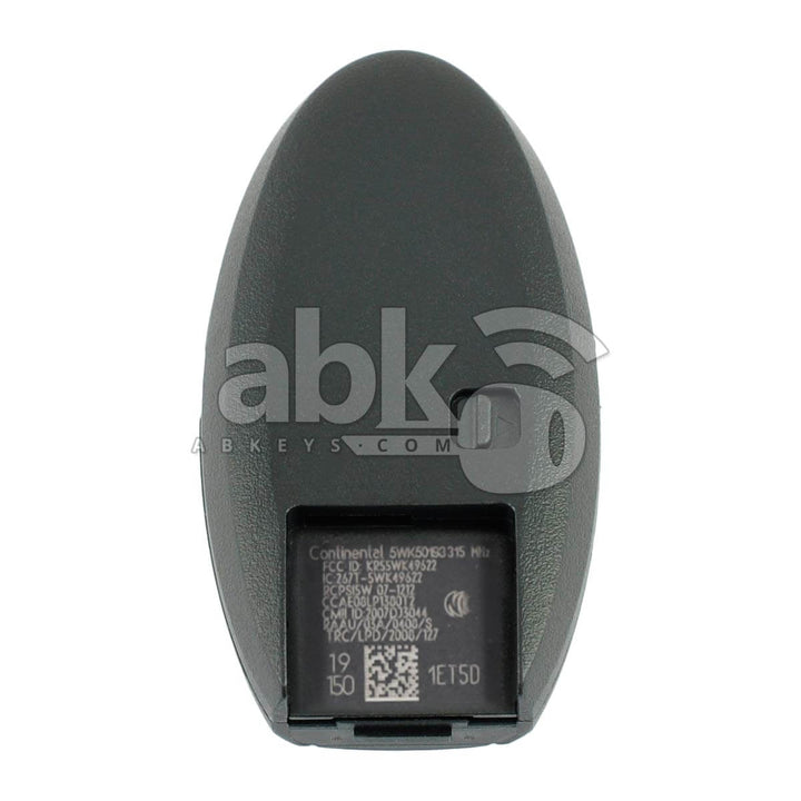 Genuine Nissan 370Z 2018+ Smart Key 3Buttons 285E3-1ET5D 315MHz KR55WK49622 - ABK-2221 - ABKEYS.COM