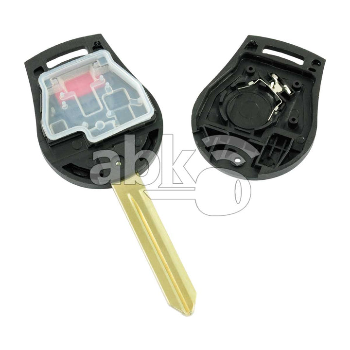 Nissan 2006+ Key Head Remote Cover 3Buttons NSN14 - ABK-2281 - ABKEYS.COM