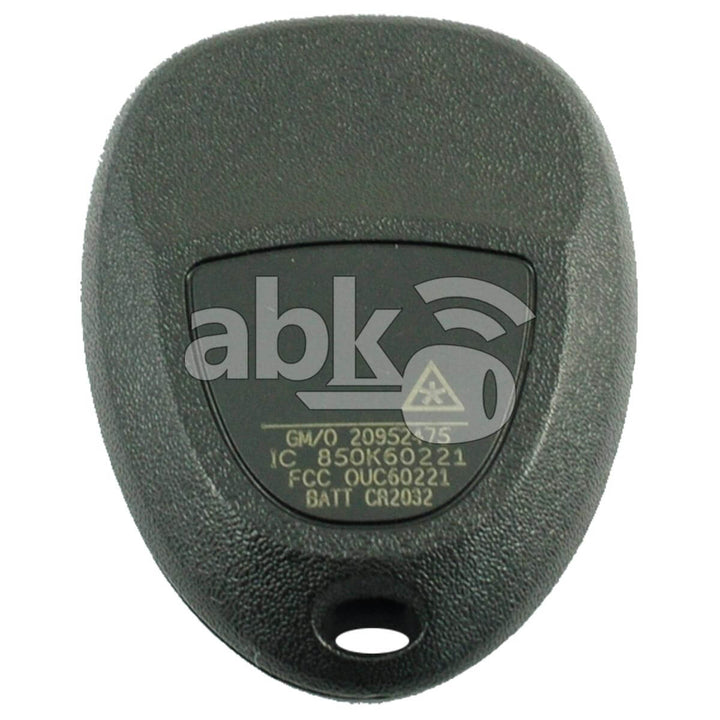 Genuine Gmc Chevrolet Cadillac 2007+ Remote Control Cover 3Buttons - ABK-2369 - ABKEYS.COM
