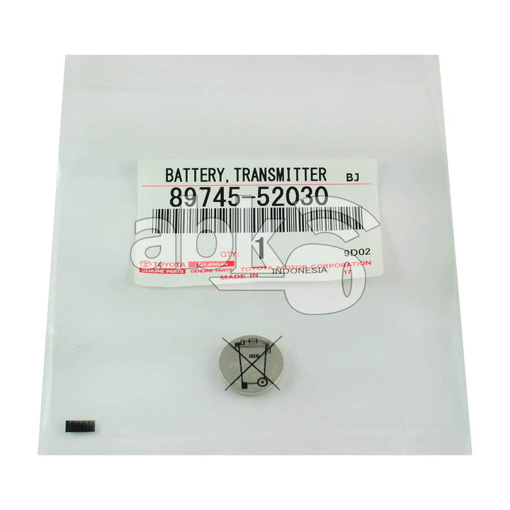 Genuine Toyota Lexus 2006+ Smart Key Battery CR1632 89745-52030 - ABK-2391 - ABKEYS.COM