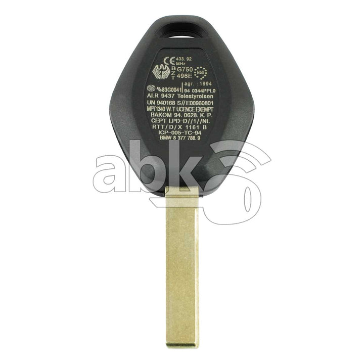 Bmw Key Head Remote Cover 3Buttons HU92 - ABK-2434 - ABKEYS.COM