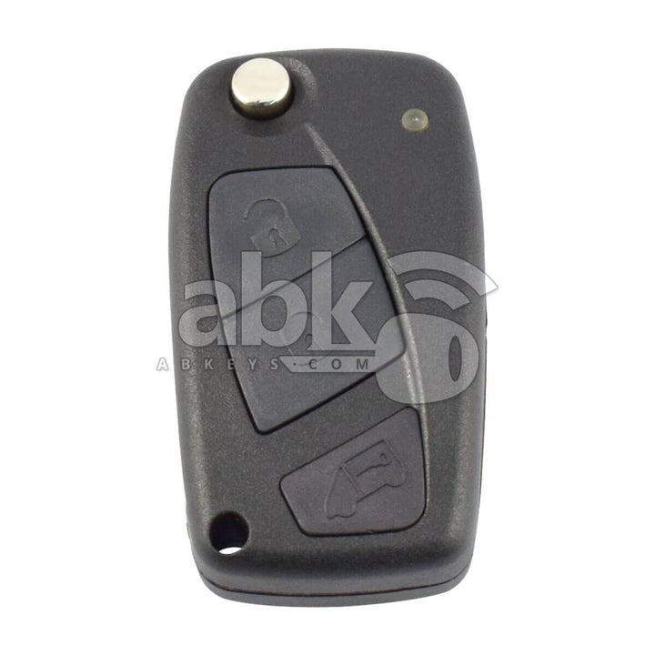 Fiat 2006+ Flip Remote Cover 3Buttons With Battery Cover SIP22 - ABK-2448 - ABKEYS.COM