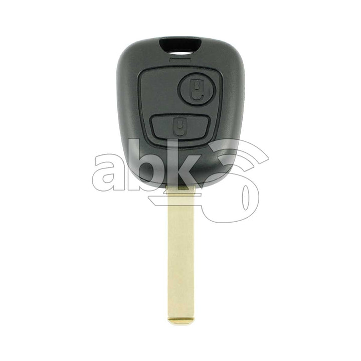 Peugeot 307 2001+ Key Head Remote 2Buttons 6554RC 433MHz HU83 - ABK-246 - ABKEYS.COM