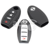 Nissan Silicone Remote Covers 4Buttons - ABK-2500-NIS-SMART4B - ABKEYS.COM