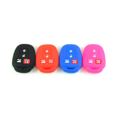 Toyota Silicone Remote Covers 4Buttons - ABK-2500-TOY-NEW4B - ABKEYS.COM