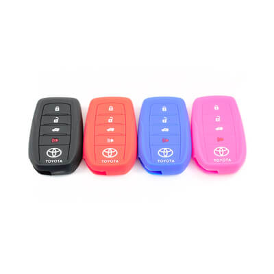 Toyota Silicone Remote Covers 4Buttons - ABK-2500-TOY-SMART-NEW4B - ABKEYS.COM
