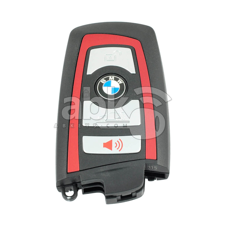 Bmw F Series 2009+ Smart Key Cover 4Buttons Red - ABK-2678 - ABKEYS.COM