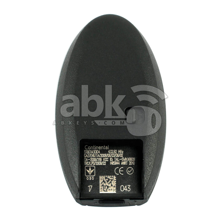 Genuine Infiniti QX70 2012+ Smart Key 3Buttons 285E3-1CA0E 433MHz S180143004 - ABK-2737 - ABKEYS.COM