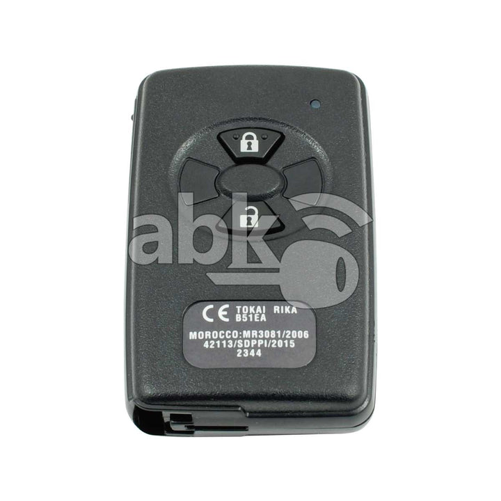 Genuine Toyota Corolla Auris Rav4 Yaris 2006+ Smart Key 2Buttons 89904-42050 89904-52072 433MHz
