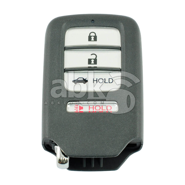 Genuine Honda Civic 2017+ Smart Key 4Buttons 72147-TBA-A01 433MHz KR5V2X - ABK-2754 - ABKEYS.COM