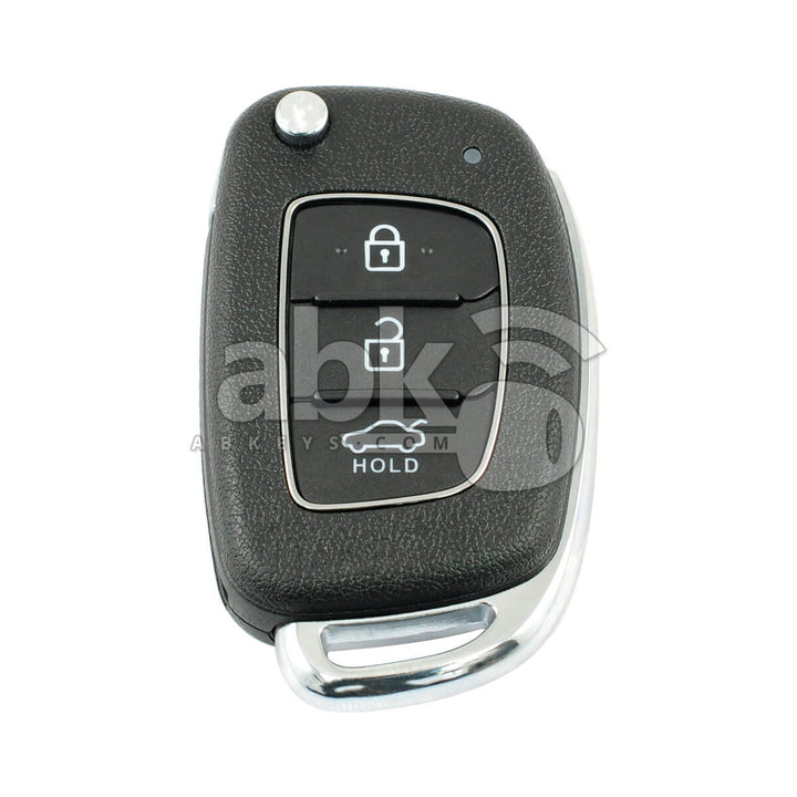 Genuine Hyundai I10 2016+ Flip Remote 3Buttons 95430-B4400 433MHz OKA-420T - ABK-2762 - ABKEYS.COM