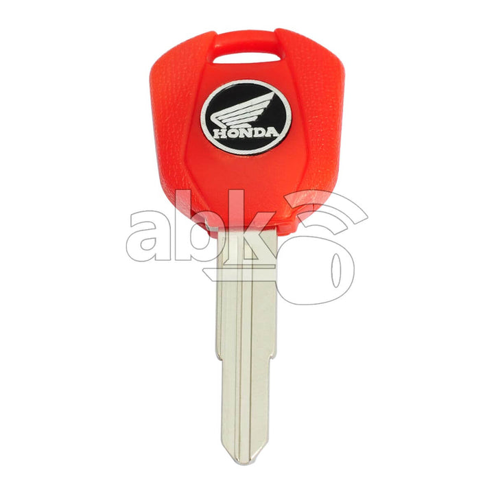 Honda Motorcycle Chip Less Key YH29R Red - ABK-2849 - ABKEYS.COM