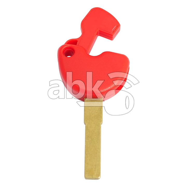 Ducati Motorcycle Aprilia Piaggio Chip Less Key SIP22 Red - ABK-2857 - ABKEYS.COM