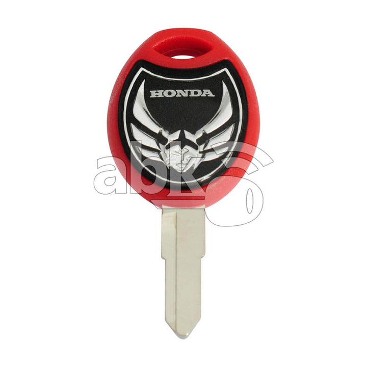 Honda Motorcycle Chip Less Key HON24 Red - ABK-2868 - ABKEYS.COM
