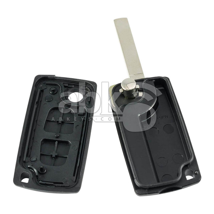 Citroen 2003+ Flip Remote Cover 2Buttons CE0523 VA2 - ABK-2967 - ABKEYS.COM