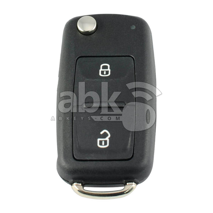 Genuine Volkswagen Amarok Transporter 2011+ Flip Remote 2Buttons 7E0 837 202 AD 433MHz HU66 -