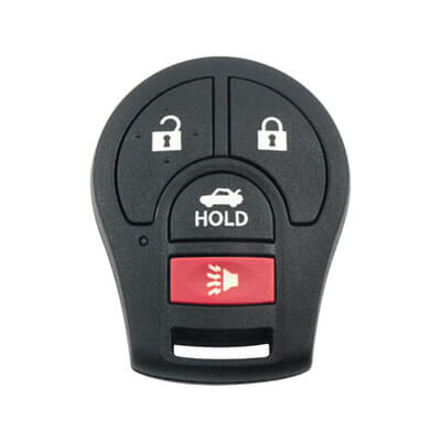 Nissan Sunny 2012-2015 Clé Télécommande Tête de Clé D'origine 4Boutons 28268-3AA0E 433MHz CWTWB1U761