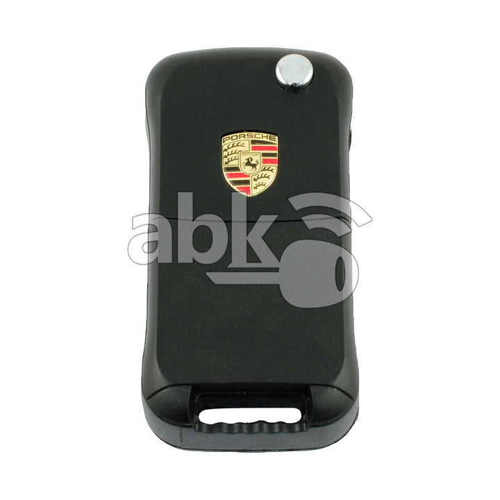 Porsche Cayenne 2003+ Flip Remote 2Buttons 433MHz KR55WK45021 HU66 - ABK-3131 - ABKEYS.COM