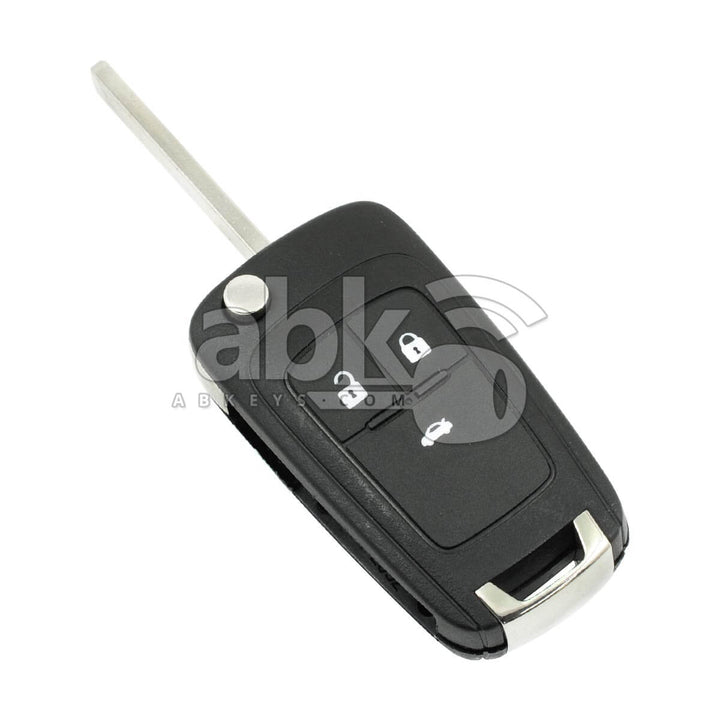 Chevrolet 2009+ Flip Remote Cover 3Buttons HU100 - ABK-3136 - ABKEYS.COM