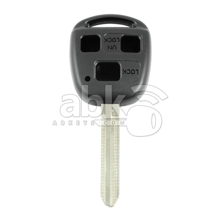 Toyota 1998+ Key Head Remote Cover 3Buttons TOY43 - ABK-315 - ABKEYS.COM