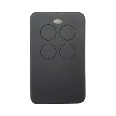 Universal Rolling Code & Fixed Code Remote 4Buttons 280MHz To 870MHz Black Color