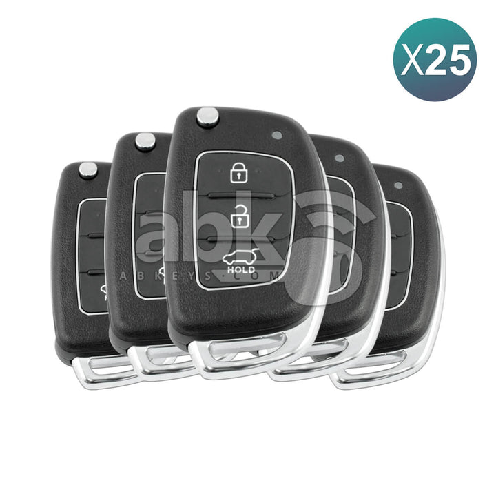 Hyundai Accent Elantra Sonata Tucson I20 IX35 2010+ Flip Remote Cover 3Buttons TOY40 25Pcs Bundle -