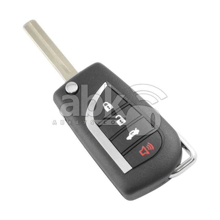Toyota 2013+ Flip Remote Cover 4Buttons TOY48 - ABK-3291 - ABKEYS.COM